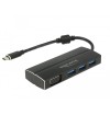 Adattatore USB Type-C - 3x USB 3.0 Tipo-A, 1x VGA (DP Alt Mode)