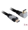 Cavo High Speed HDMI con Ethernet – HDMI A maschio - HDMI A maschio angolato 4K 3 m