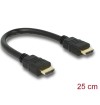 Cavo High Speed HDMI con Ethernet – HDMI A maschio - HDMI A maschio 4K 25 cm