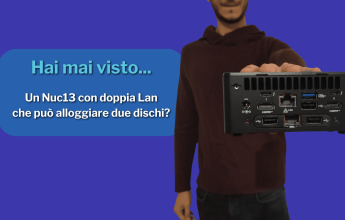 Nuovo NUC13ANHI7: due LAN e due dischi in un solo mini PC!  